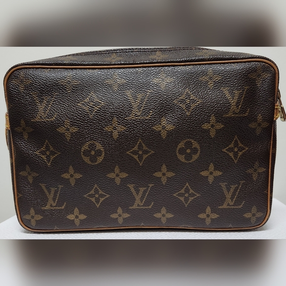 LOUIS VUITTON Monogram Compiegne 23 Clutch Pouch RARE ITEM - Picture 3 of 12